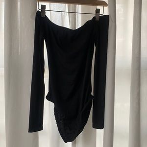 Square Neck Long Sleeve Bodysuit NWT